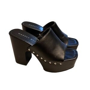 Madden Girl Platform Studded Sandle Harrps Heels Fits US 5W 5.5W 6W